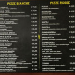 Pizzeria Le Terme menu