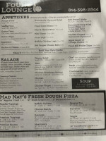 Found Lounge menu