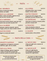 Piccola Italia menu