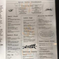 Merakia menu