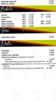 Pizzeria Tipozero menu