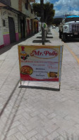 Mr.pollo outside