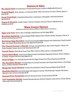 Rhapsody Music And Dining menu