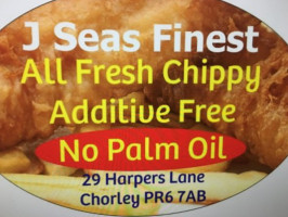 J Seas Finest Fish Chips food