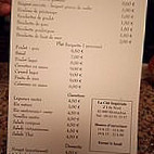 La Cite Imperiale menu