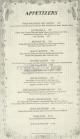 The Cheesecake Factory menu