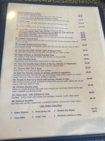 Siam Royal Thai menu