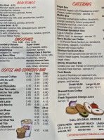 Shirley's Bagels menu