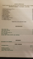 Siamese Kitchen menu