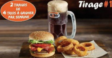 Restaurant A & W food