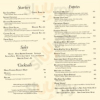 Halls Chophouse Greenville menu