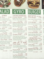 Super Gyro's menu