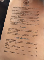 Steve's Espresso menu