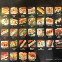 Sushiya menu