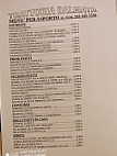 Trattoria Dalmata menu