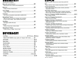 The Corner Deli menu