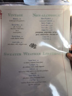 The Castello Plan menu