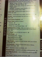 Keeley's Alehouse Grille menu