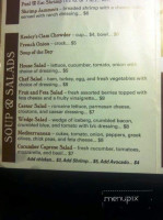 Keeley's Alehouse Grille menu