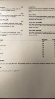 Vegetarian Bistro menu