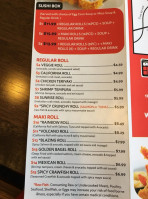 Teriyaki Box menu