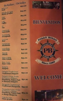 Pollo Bollo menu