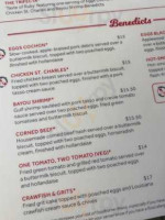 Ruby Sunshine menu