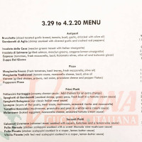 Verona's Cucina Italiana menu