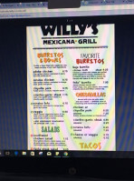 Willy's Mexicana Grill food