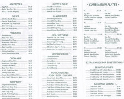 China Village menu