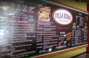 Villa Roma Pizza inside