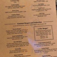 Big Wave Cafe menu