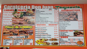 Carniceria Don Juan #2 menu