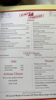 Cafe De La Presse menu