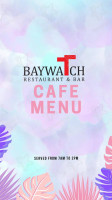 Baywatch Restaurant Bar menu