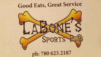 Labone's Kitchen menu