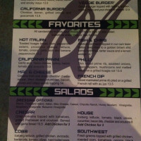 Sideline Sports menu