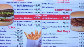 Blake's Lotaburger menu