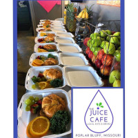 The Juice Cafe food