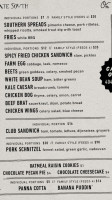 Empire State South menu