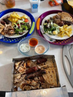 Greek Souvlaki food