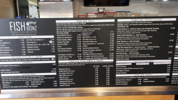 Fishbonz Grill menu