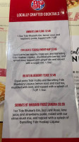 Boston Pizza menu