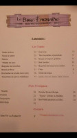 Le Bouc Émissaire menu