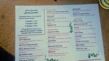 D'n Oirschotse Kegel Oirschot menu