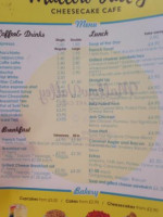 Mallow Valley menu