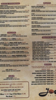 Joe's Falafel menu