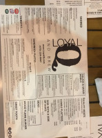 Loyal Q And Brew menu