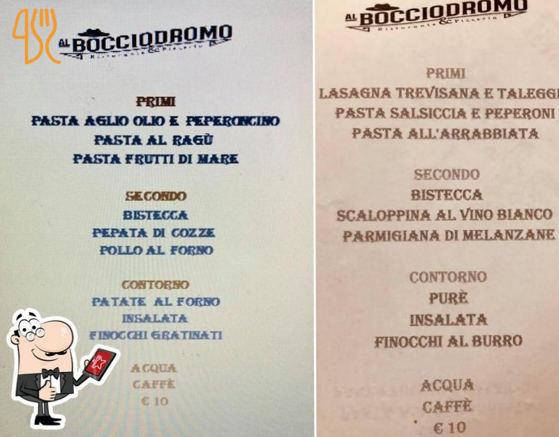 Al Bocciodromo Carta