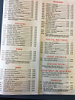 Asian Thai menu